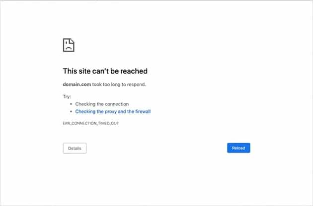 Σφάλμα WordPress Connection Has Timed Out